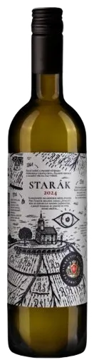 Láhev vína Starák 2024 mzv suché - Šampión vín Festivalu otevřených sklepů 2025